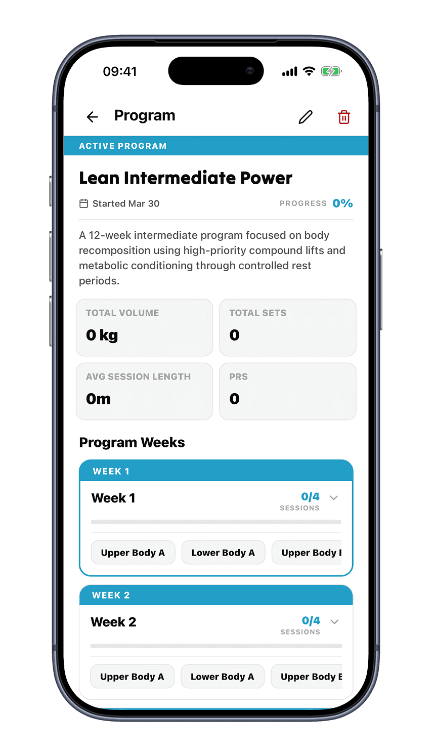Repmate programme builder